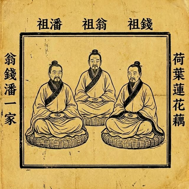 三祖聖像 - 漕運文物典藏 - 畫像